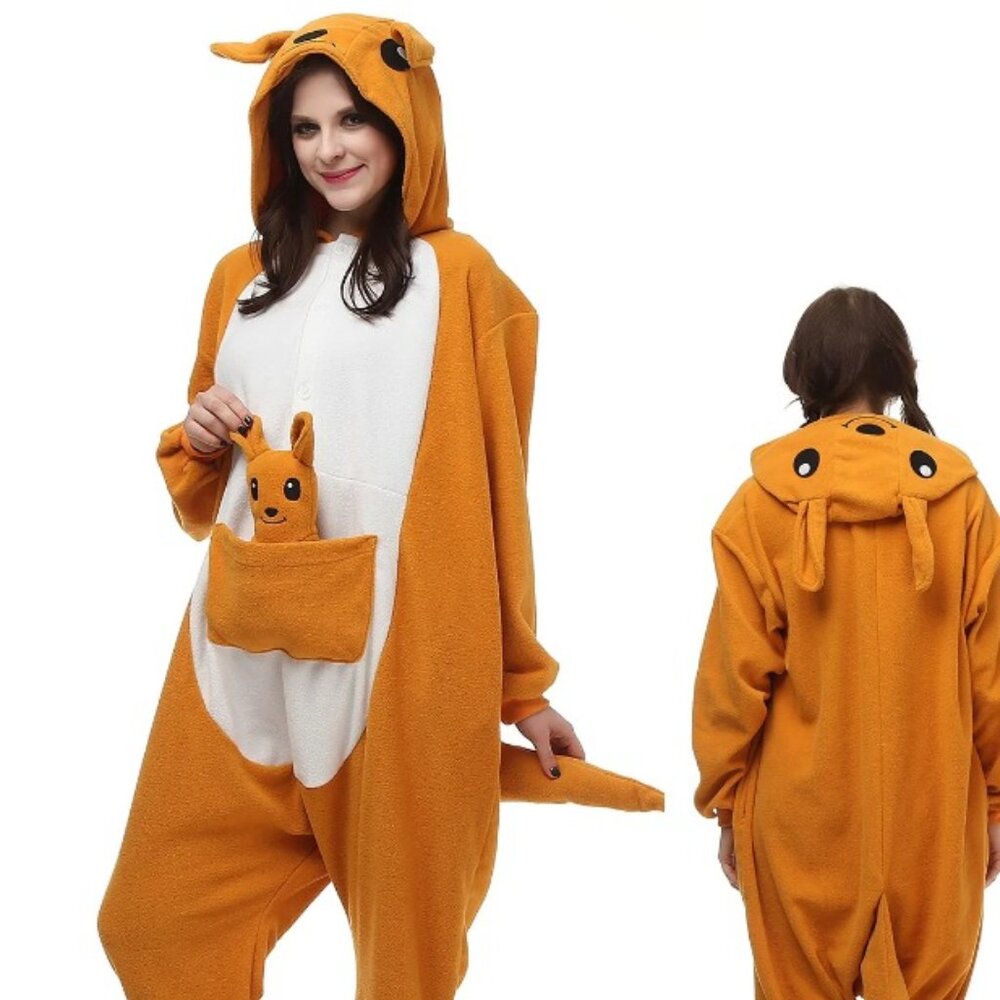 Kangaroo Kigurumi Onesie Anime Cosplay